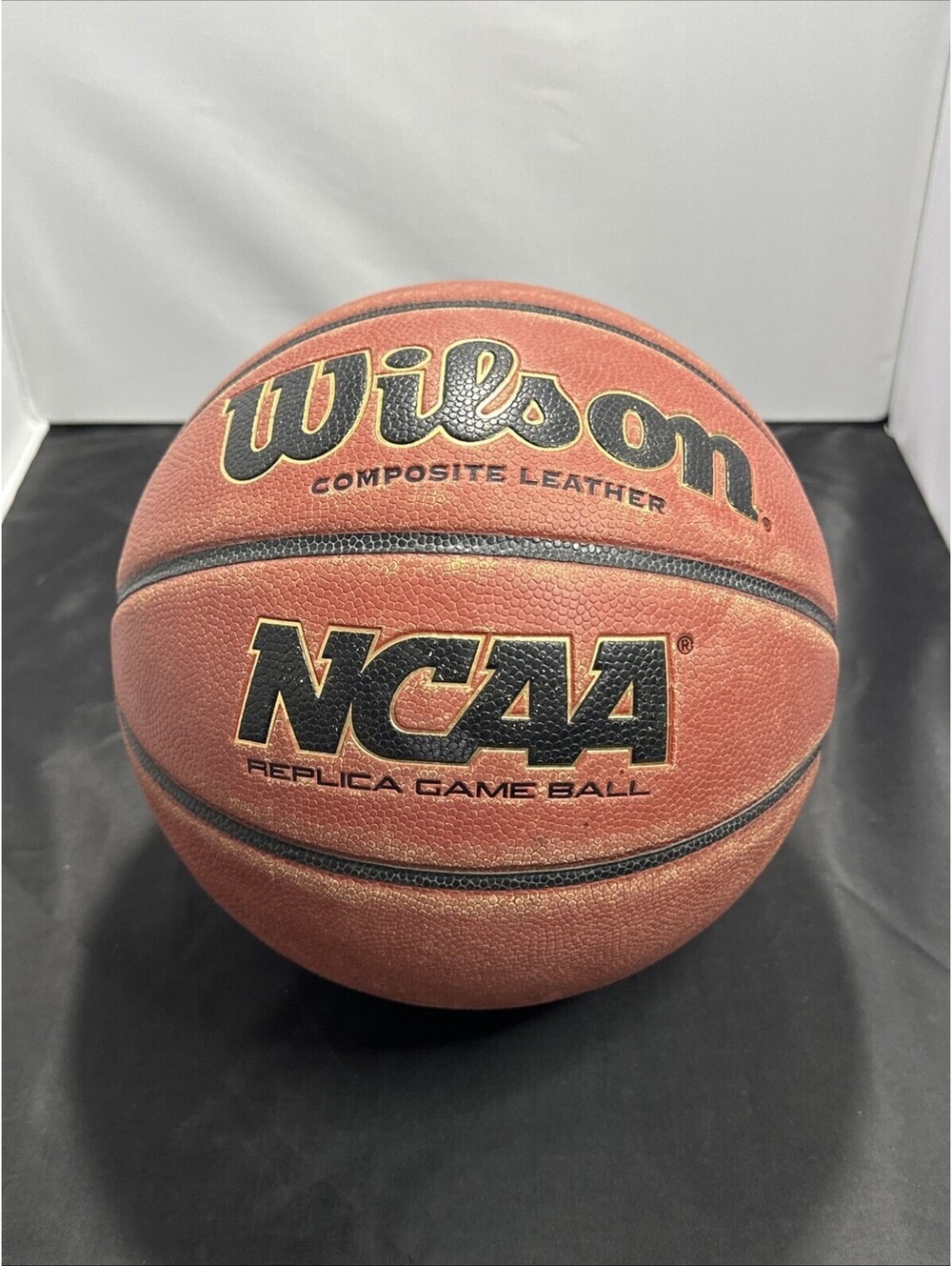 Wilson NCAA Replica Game Ball Composite Leather Basketball Size 7 29.5”